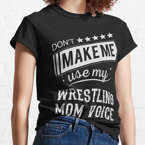 WRESTLIN MOM School Sports Athletes T-shirt Funny Wrestlers Long Sleeve Tee WRESTLIN MOM School Sports Athletes T-shirt Funny Wrestlers Long Sleeve Tee