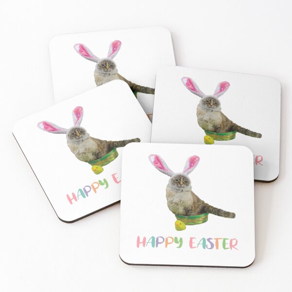 Item preview, Annoyed Cat Easter Gift Idea, Gift Idea for Friends & Family, Happy Easter Cat designed and sold by FabsDesignlab.