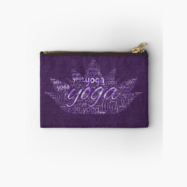Item preview, Yoga Word Art in Lotus shape on  Purple designed and sold by k9printart.