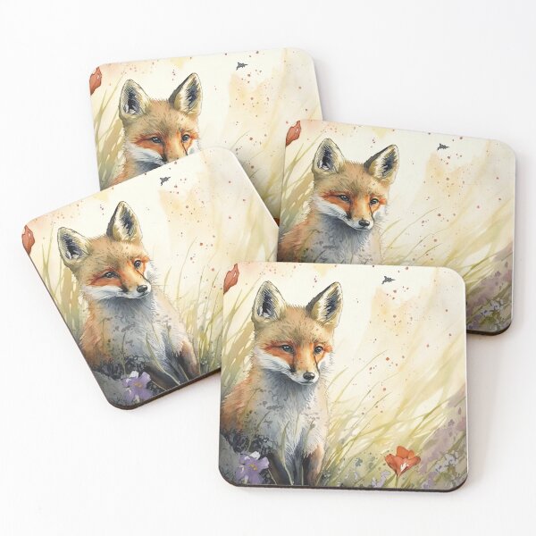Item preview, Country Fox at Spring 01 designed and sold by artgoldenvalley.