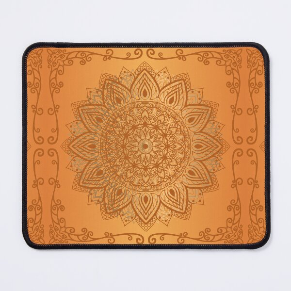 Item preview, Vintage Mandala / Faded Orange Gradient Mandala Pattern designed and sold by SoccaTamam.