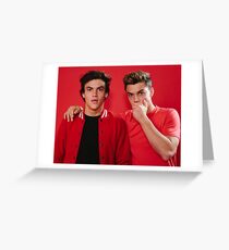 Cool Twins Greeting Card