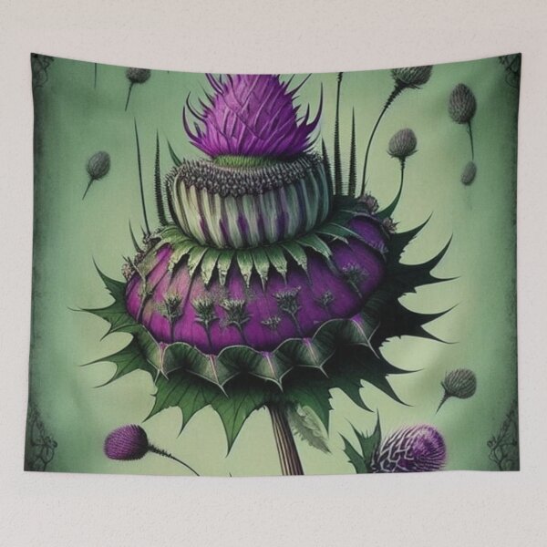 Item preview, Scot Thistle designed and sold by BiancaDPetals.