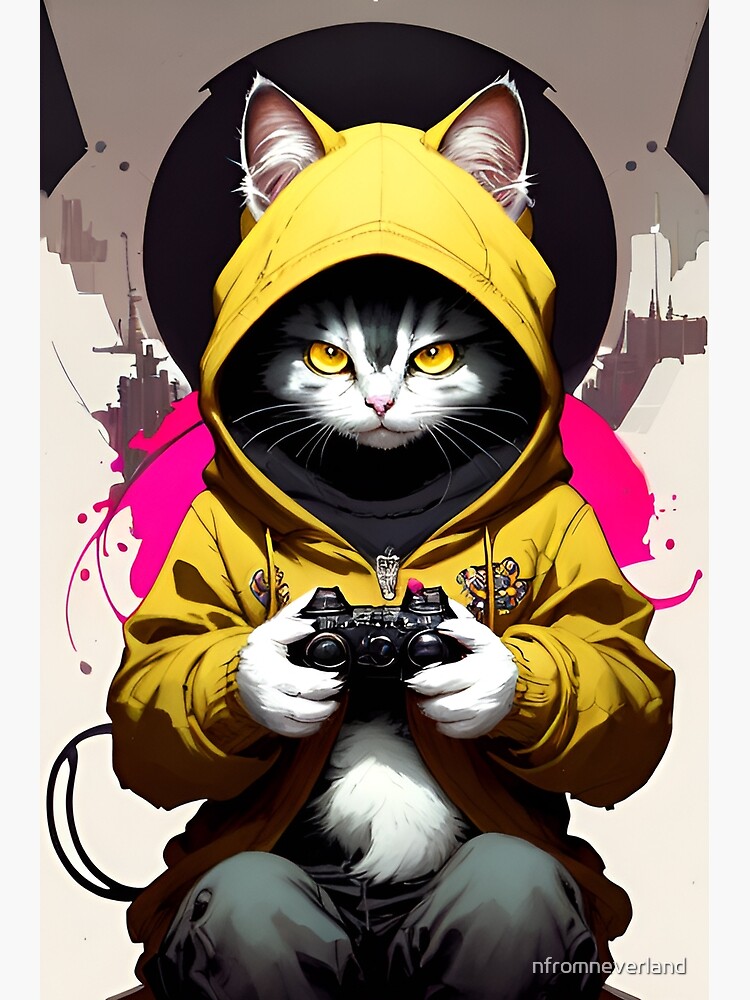 gamer cat | Poster