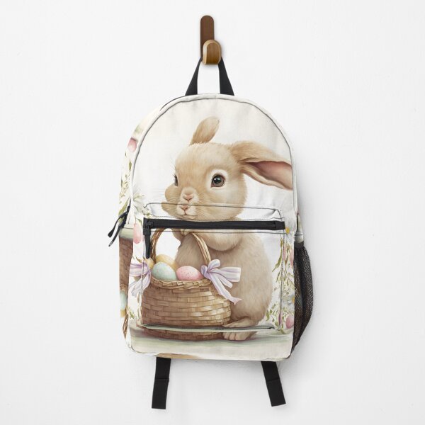 Item preview, Bunny with a basket of easter eggs designed and sold by AdamPolak.