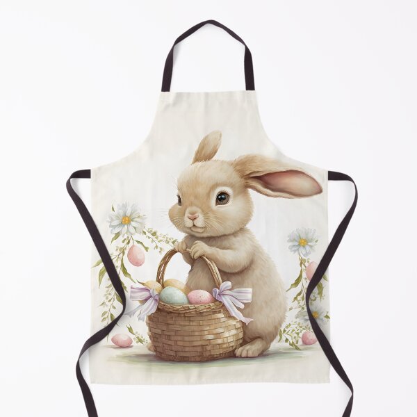 Item preview, Bunny with a basket of easter eggs designed and sold by AdamPolak.