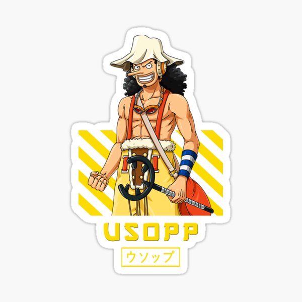 Usopp Evolution - One Piece Sticker for Sale by reelanimedragon