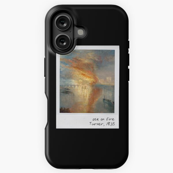 Vista previa del artículo con la obra «Turner - Mar en llamas», diseñado y vendido por pripple.