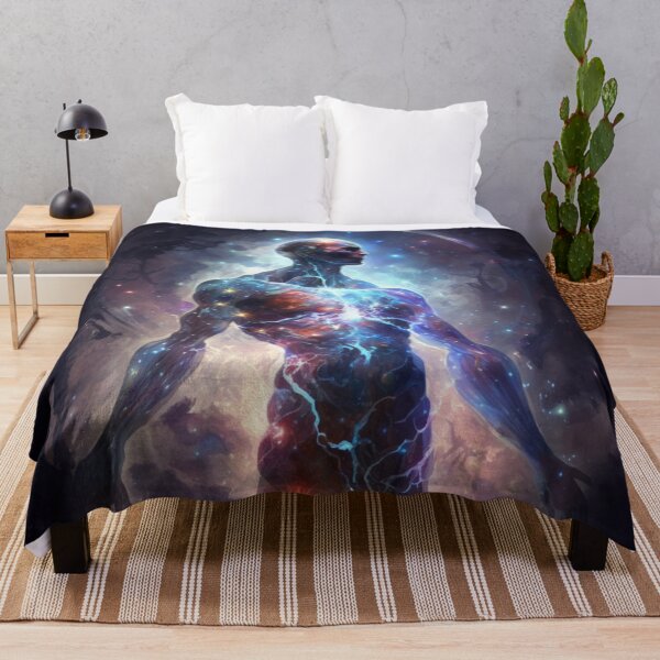 Item preview, Galactic Being: A Cosmic Illustration of a Mystical Humanoid designed and sold by CharismaDesigns.