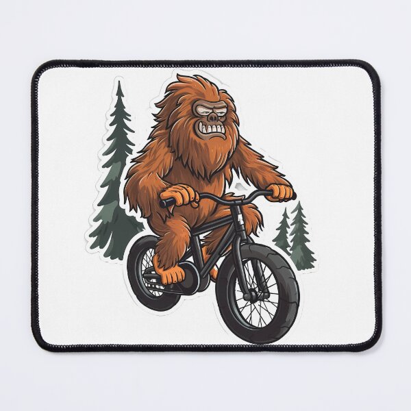 Item preview, Sasquatch riding BMX Bike designed and sold by meshhead.