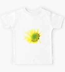 Yellow Daisy Macro Photography Kids Tee