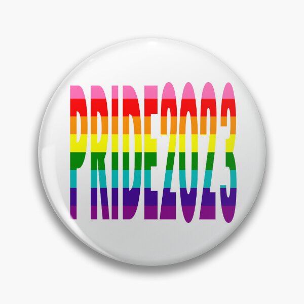 Item preview, Original 8 Stripes Rainbow Gay Pride Flag Colors Typography Pride 2023 designed and sold by URSparklingShop.