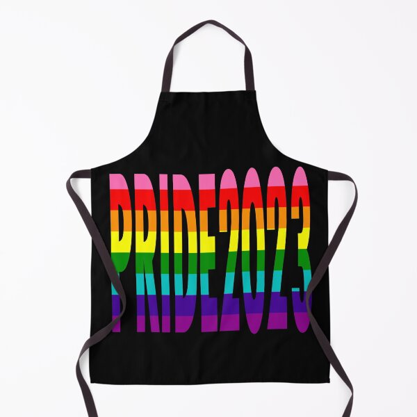 Item preview, Original 8 Stripes Rainbow Gay Pride Flag Colors Typography Pride 2023 designed and sold by URSparklingShop.
