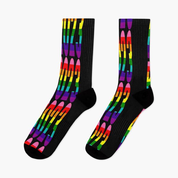 Item preview, Original 8 Stripes Rainbow Gay Pride Flag Colors Typography Pride 2023 designed and sold by URSparklingShop.