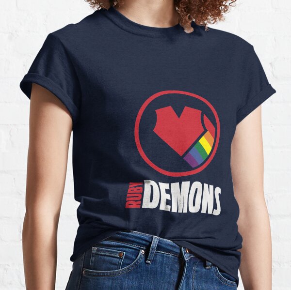 Item preview, Ruby Demons logo (dark background) designed and sold by Ruby Demons.