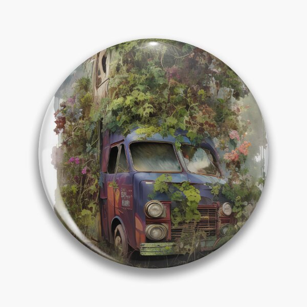 Artikelvorschau, Oldtimer-LKW mit Blumen entworfen und verkauft von Blok45.