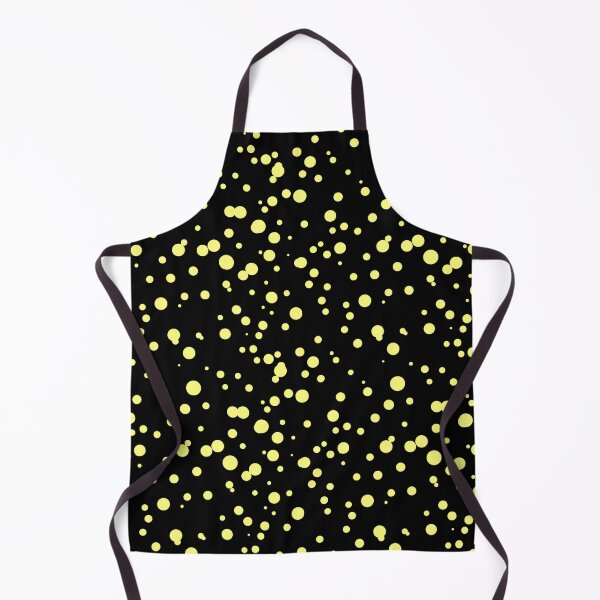 Item preview, Random Dots Repeat Yellow on Black 5748 designed and sold by Art in My Loft.