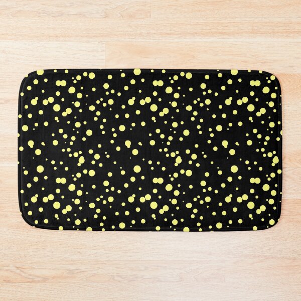 Item preview, Random Dots Repeat Yellow on Black 5748 designed and sold by Art in My Loft.