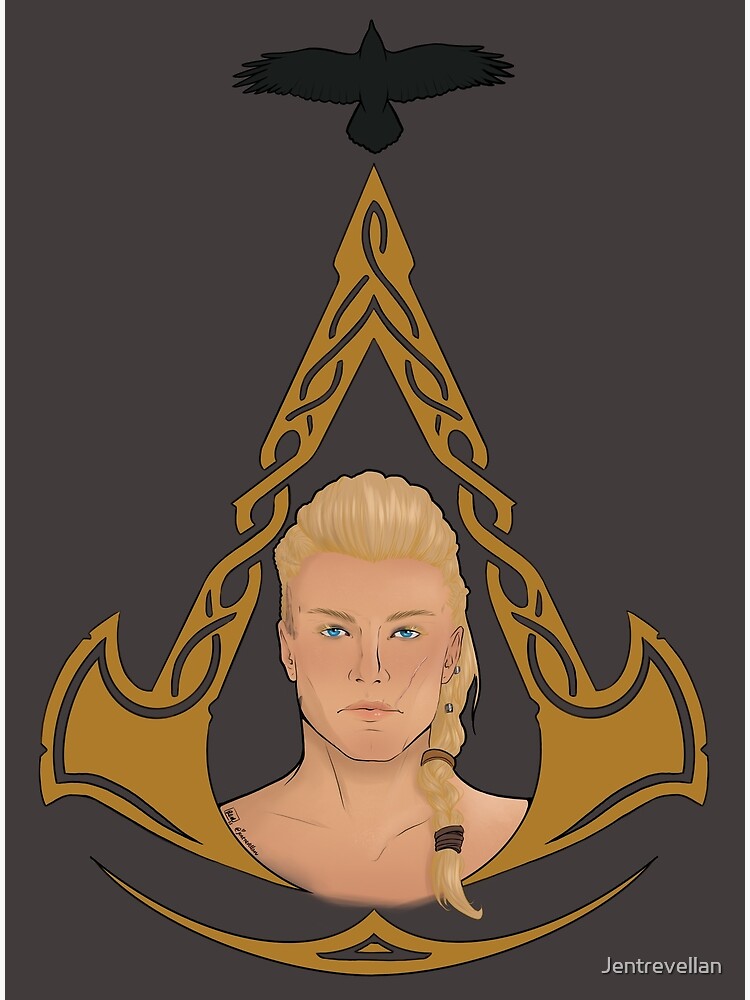 "Eivor Wolfkissed and Synin" Poster for Sale by Jentrevellan Redbubble