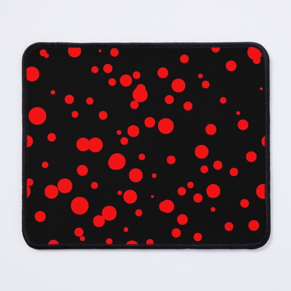 Item preview, Random Dots Repeat Red on Black 5748 designed and sold by Art in My Loft.