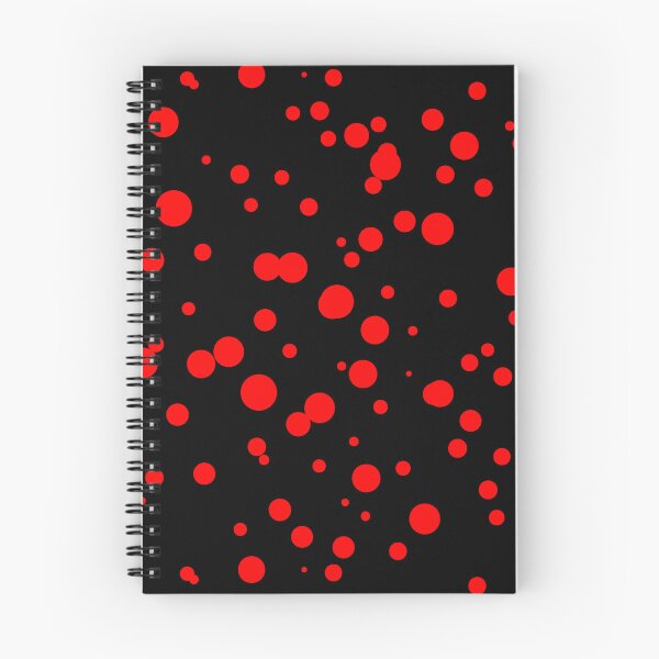 Item preview, Random Dots Repeat Red on Black 5748 designed and sold by Art in My Loft.