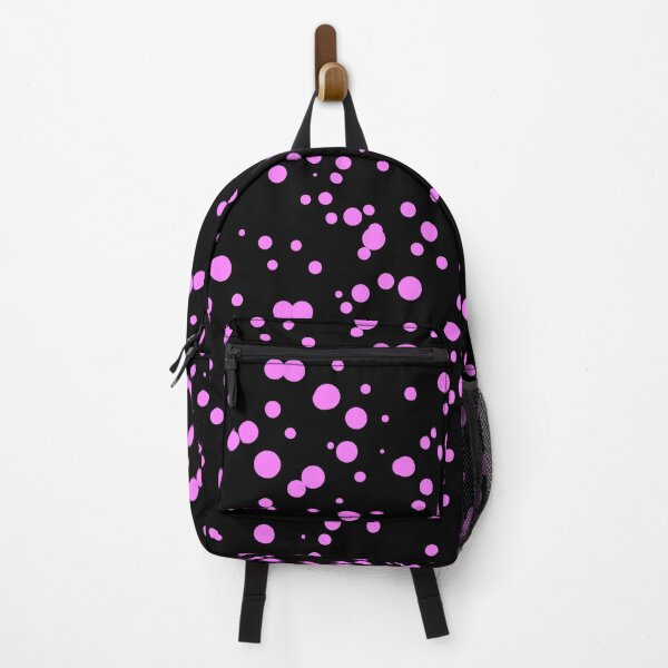 Item preview, Random Dots Repeat Pink on Black 5748 designed and sold by Art in My Loft.