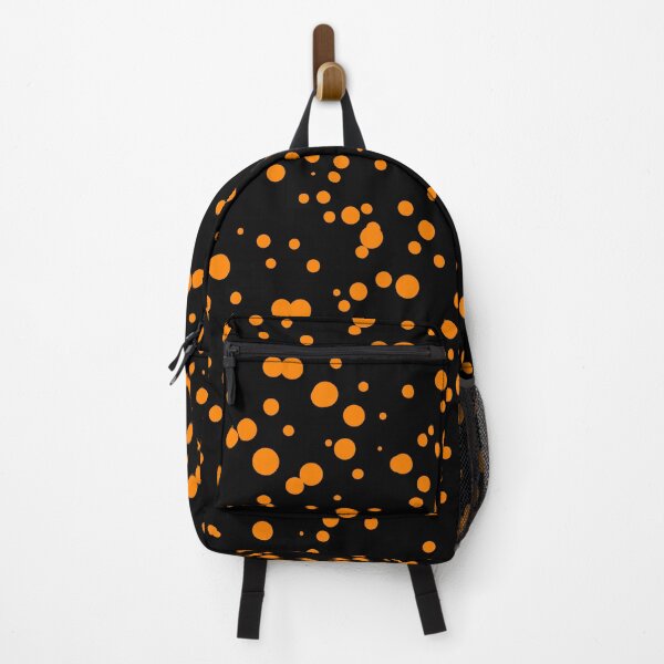 Item preview, Random Dots Repeat Orange on Black 5748 designed and sold by Art in My Loft.