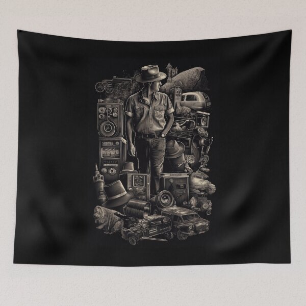 Item preview, Timeless Illustration Memories on Black and White Film  designed and sold by MikAImageShop.