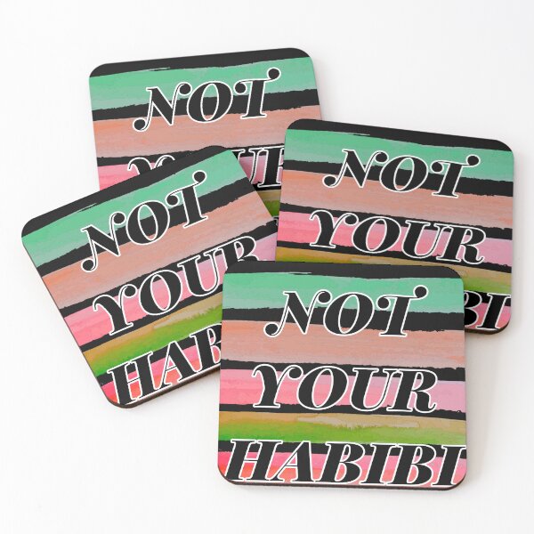 Item preview, Not your HABIBI.Funny Arabic design for your Lover. designed and sold by Moody Vibes Studio.