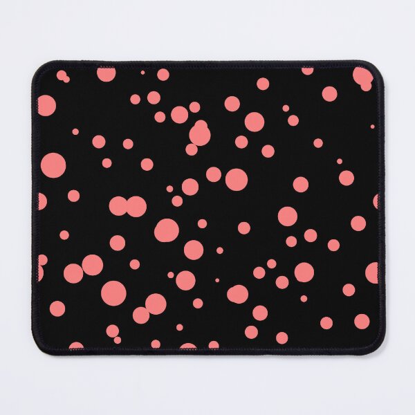 Item preview, Random Dots Repeat Light Red on Black 5748 designed and sold by Art in My Loft.