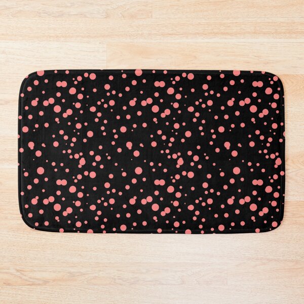 Item preview, Random Dots Repeat Light Red on Black 5748 designed and sold by Art in My Loft.