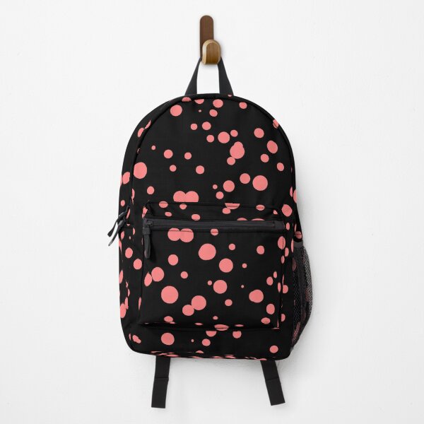 Item preview, Random Dots Repeat Light Red on Black 5748 designed and sold by Art in My Loft.