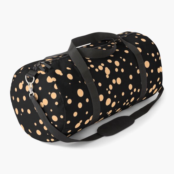 Item preview, Random Dots Repeat Light Orange on Black 5748 designed and sold by Art in My Loft.
