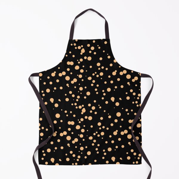 Item preview, Random Dots Repeat Light Orange on Black 5748 designed and sold by Art in My Loft.