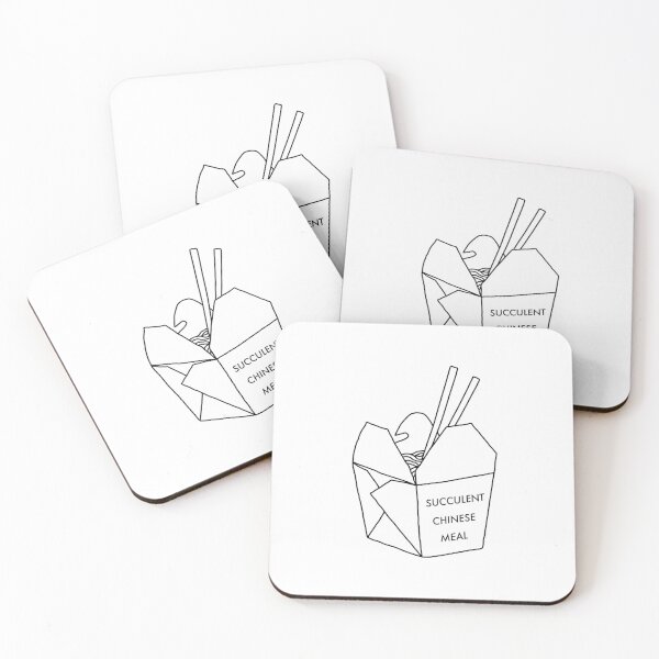 Item preview, Minimalist Succulent Chinese Meal Design designed and sold by MeanderCo.