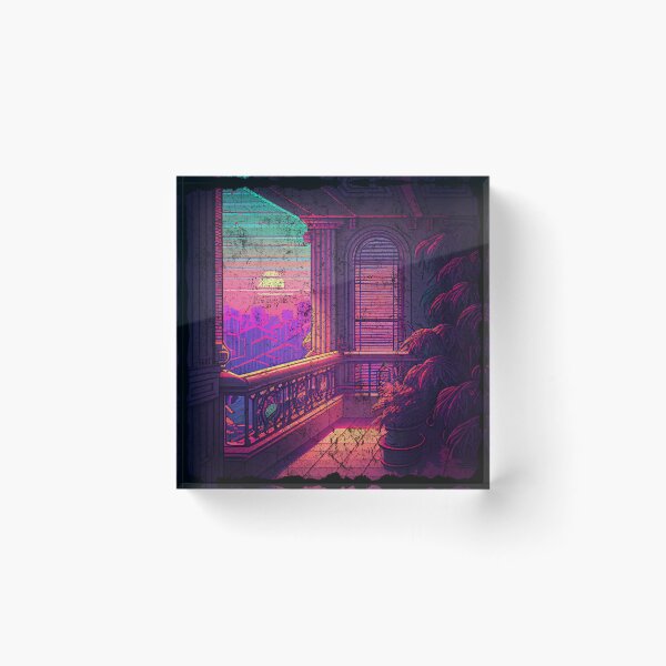 Item preview, Retrowave Pixel Art designed and sold by vladocar.