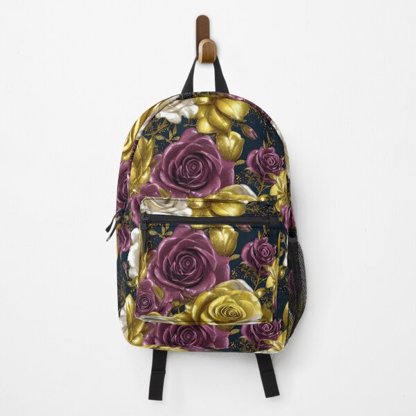 Item preview, Beautiful pattern of Metalic flowers designed and sold by Waveval.