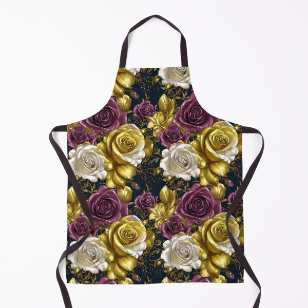Item preview, Beautiful pattern of Metalic flowers designed and sold by Waveval.