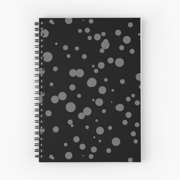 Item preview, Random Dots Repeat Grey on Black 5748 designed and sold by Art in My Loft.