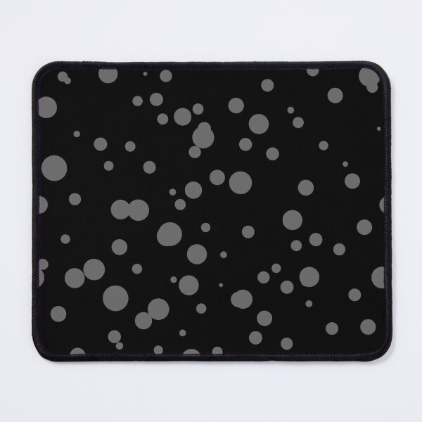 Item preview, Random Dots Repeat Grey on Black 5748 designed and sold by Art in My Loft.