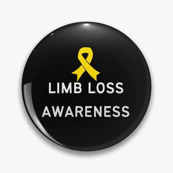 Item preview, Limb Loss Awareness-Yellow and White Color designed and sold by Onasaart.