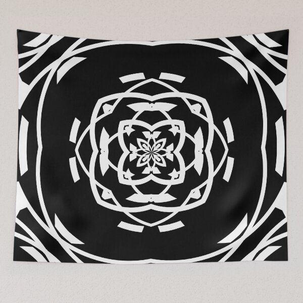 Item preview, Modern Black and White  designed and sold by drape-island.