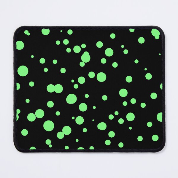 Item preview, Random Dots Repeat Bright Green on Black 5748 designed and sold by Art in My Loft.