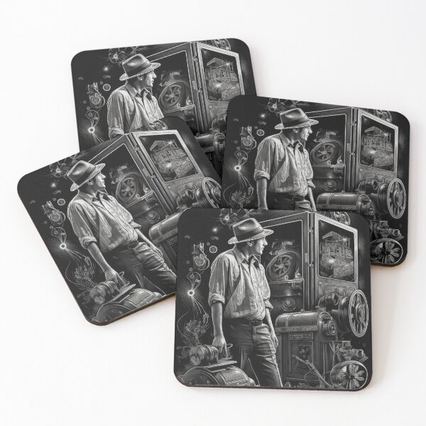 Item preview, Timeless Illustration Memories on Black and White Film v4 designed and sold by MikAImageShop.