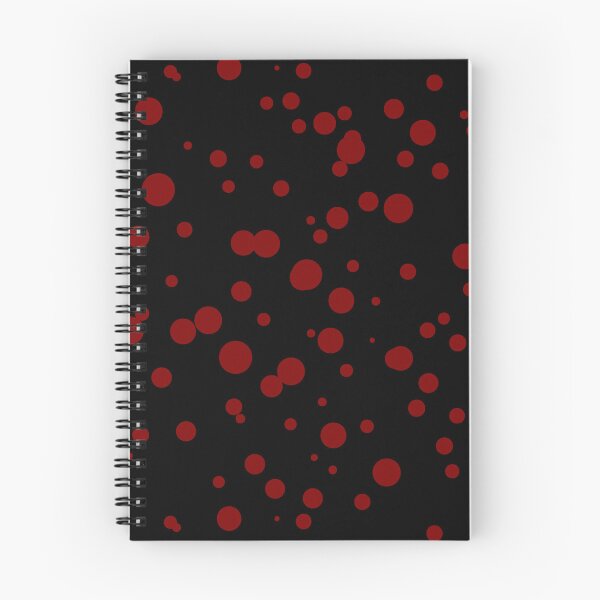 Item preview, Random Dots Repeat Dark Red on Black 5748 designed and sold by Art in My Loft.