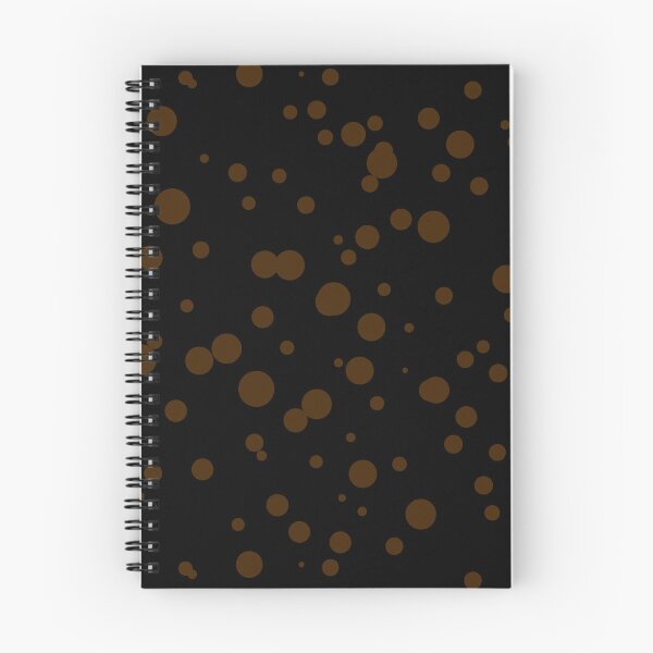 Item preview, Random Dots Repeat Brown on Black 5748 designed and sold by Art in My Loft.