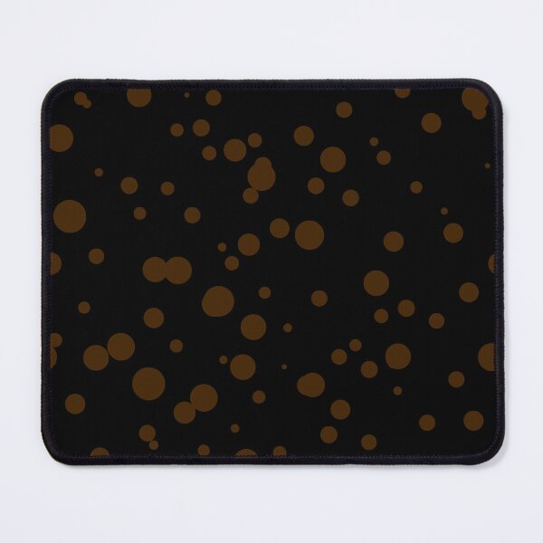Item preview, Random Dots Repeat Brown on Black 5748 designed and sold by Art in My Loft.