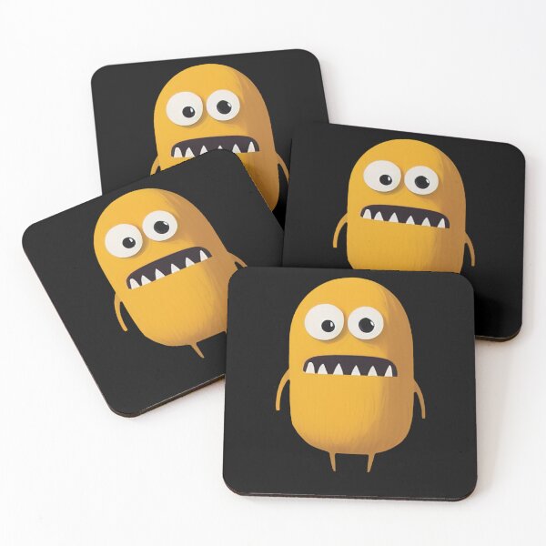 Item preview, Yellow Cute Little Guy Monster designed and sold by RailoImage.