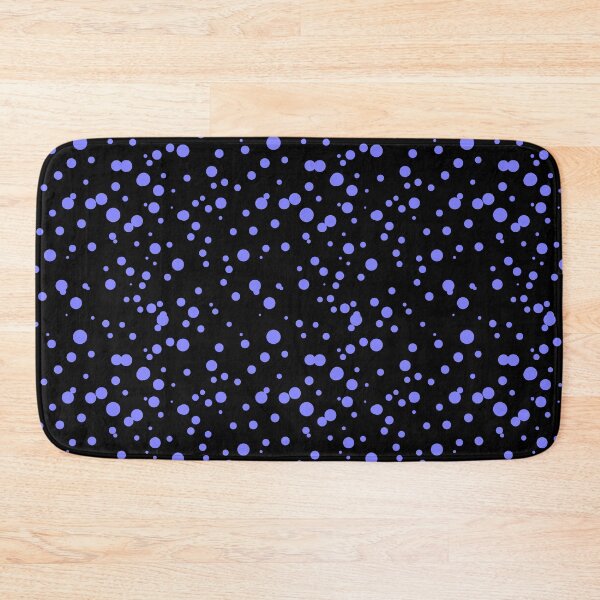 Item preview, Random Dots Repeat Blue Violet on Black 5748 designed and sold by Art in My Loft.