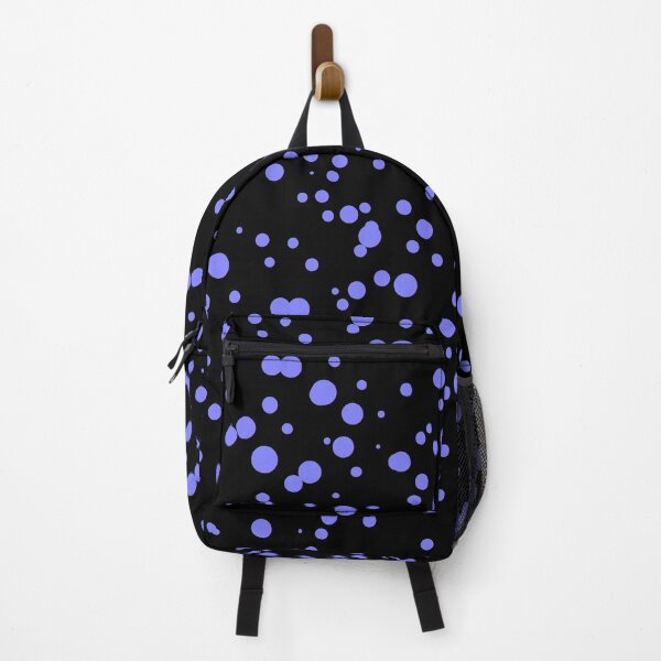 Item preview, Random Dots Repeat Blue Violet on Black 5748 designed and sold by Art in My Loft.